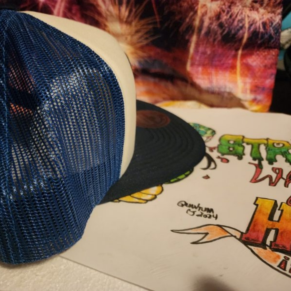 🏀🌃 Oklahoma City Mitchell & Ness hat, BRAND NEW, adjustable, white+blue 🌃🏀 - Picture 3 of 6